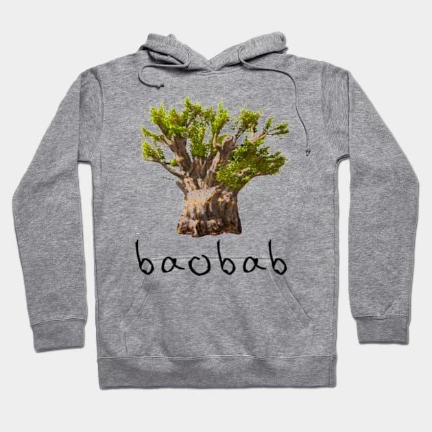 Baobab tree Hoodie by Dog and cat lover